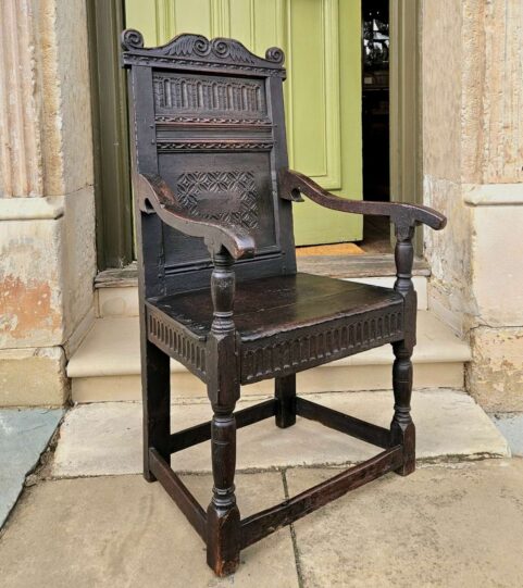 Charles Second Oak Masters Chair c1680