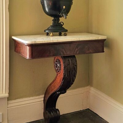 George IV Mahogany Grecian Console Table c1825