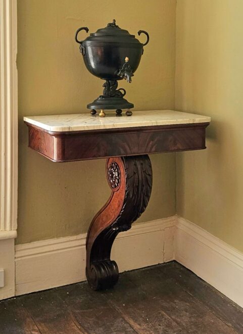 George IV Mahogany Grecian Console Table c1825