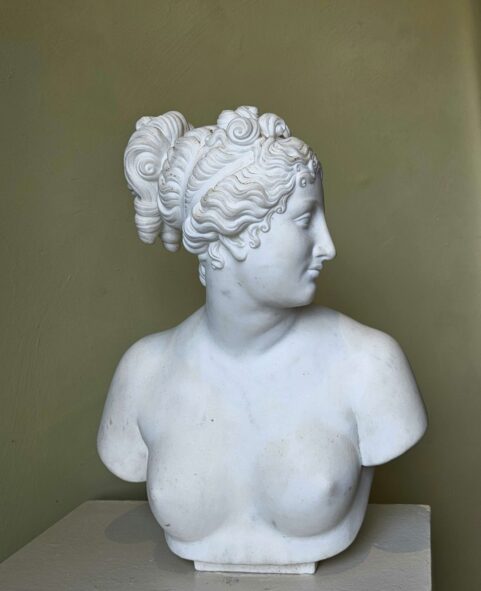 Marble bust of Aphrodite Venus c1830