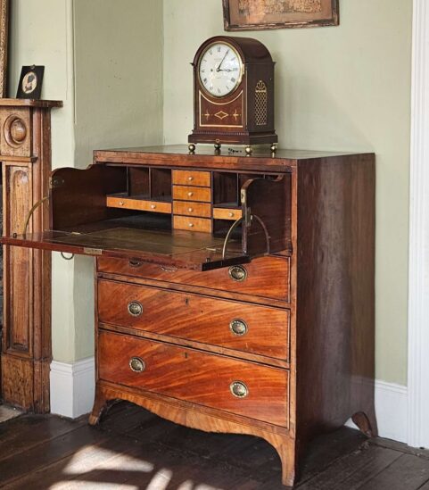 Regency Mahogany Secretaire Chest of Drawers