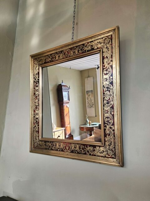 French Boulle Mirror c1850