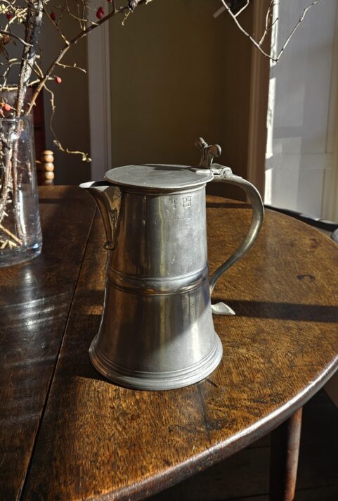 Success to the British Colonies Pewter Flagon c1788