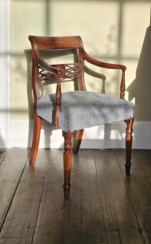 Scottish Regency Elbow Chair c 1810