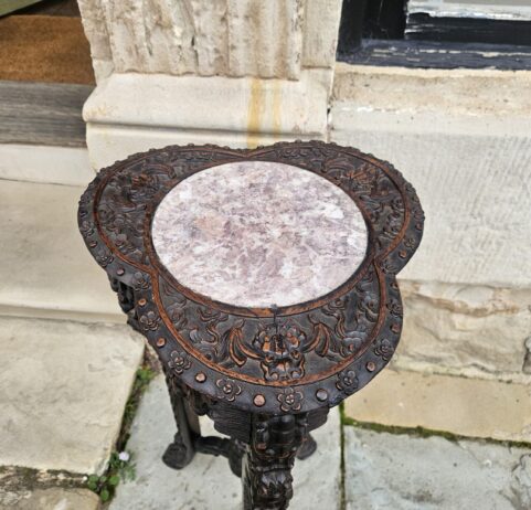 Chinese Rosewood Jardinere or Vase Stand c1880