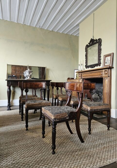 Set of Eight Greek Revival Dining Chairs UK c1825