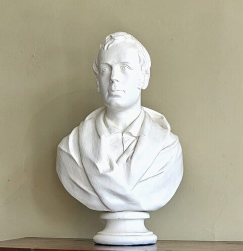 Plaster Library Bust of poet Robert Burns c1840