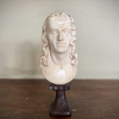 Ivory Bust, As A Seal of Schiller c1830