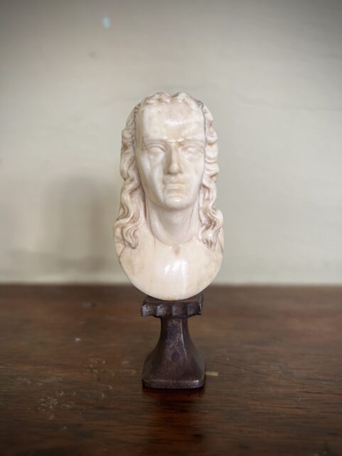 Ivory Bust, As A Seal of Schiller c1830