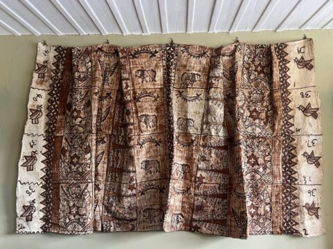 Barkcloth Tonga: Haveluliku c1970.