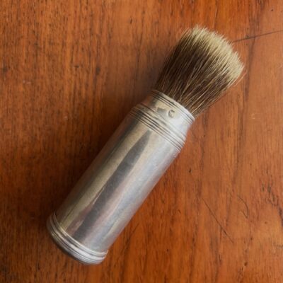 Rare Silver Shaving Brush U.K. c1830