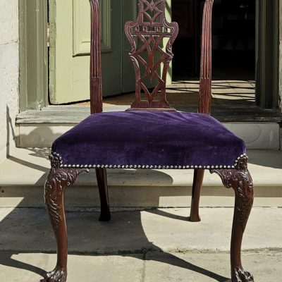 Irish Chippendale Mahogany Chair c1780