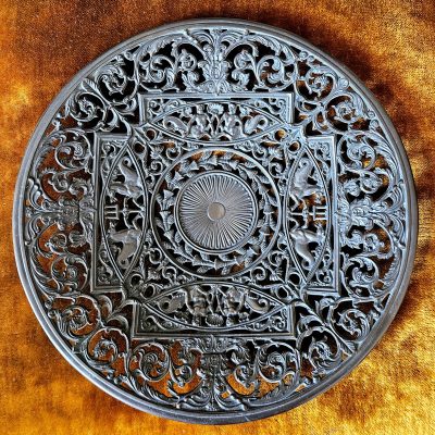 Coalbrookdale Cast Iron Neo-classical Dish c1845