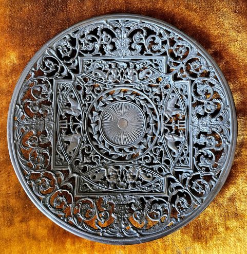 Coalbrookdale Cast Iron Neo-classical Dish c1845
