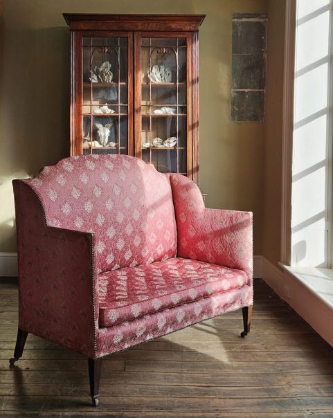 Georgian Revival Highback Sofa c1900