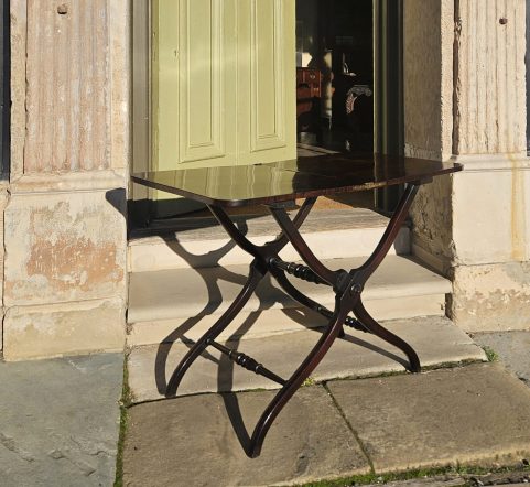 Rosewood Campaign Table U.K c1840