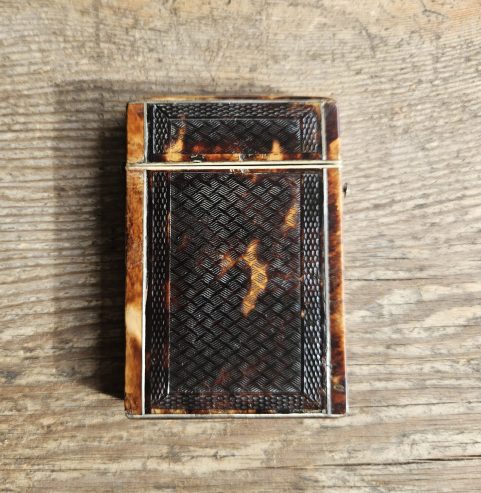 Regency Tortoiseshell Card Case UK c1810