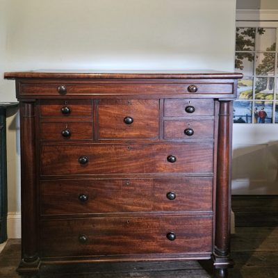 Tasmanian Early Colonial period Column Chest of Drawers Hobart c1835