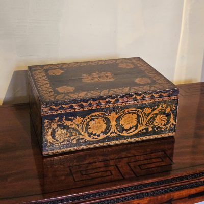 Regency Penwork Box c1810