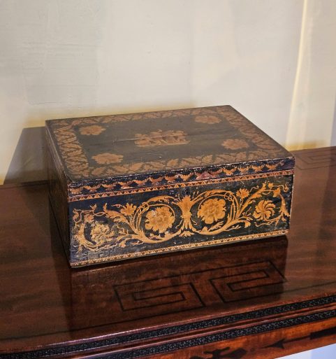 Regency Penwork Box c1810