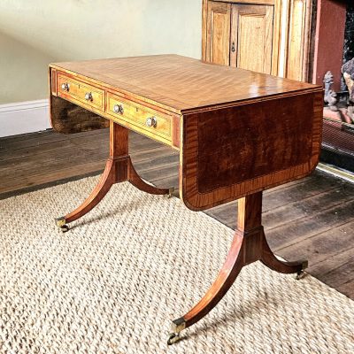 George III Satinwood Sofa Table c1810